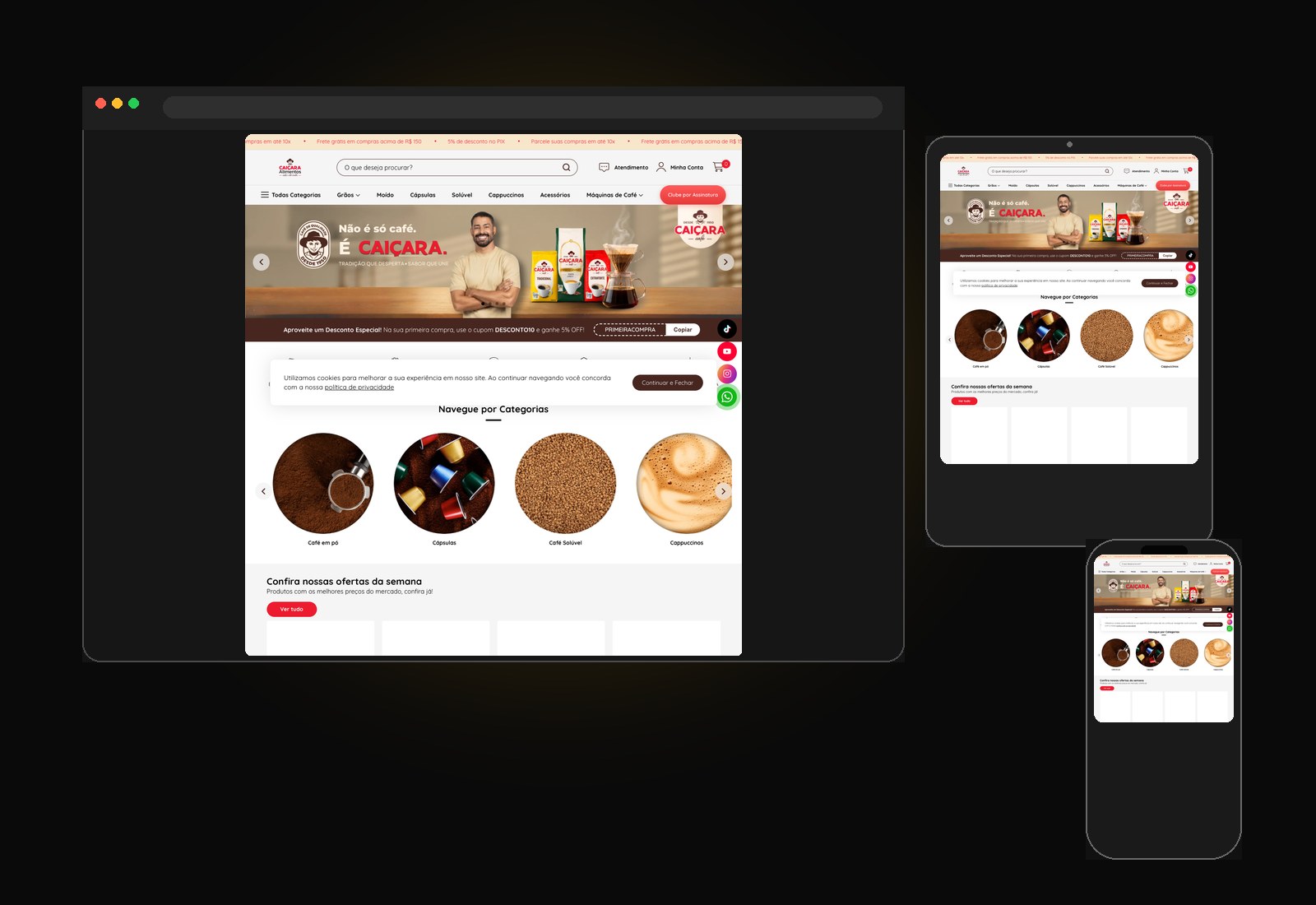 Café Caiçara — E-commerce