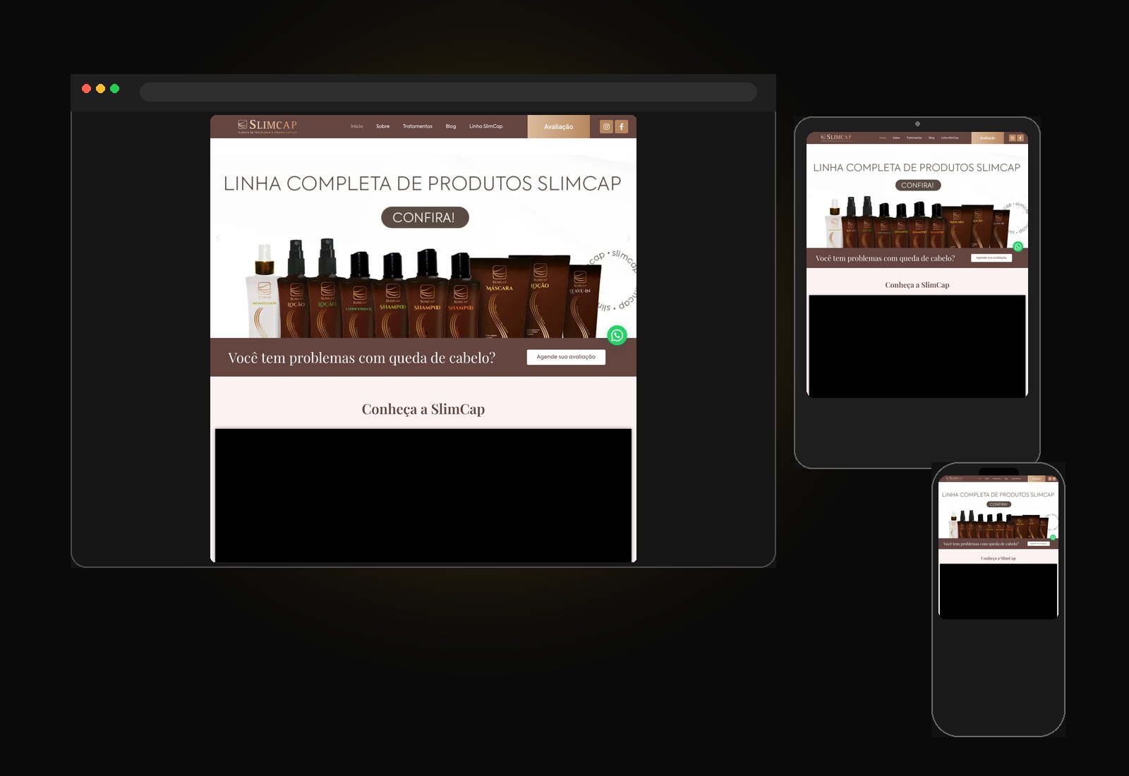 Slim Capilar — Landing page