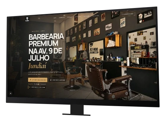 Site Don Cabeça em um monitor